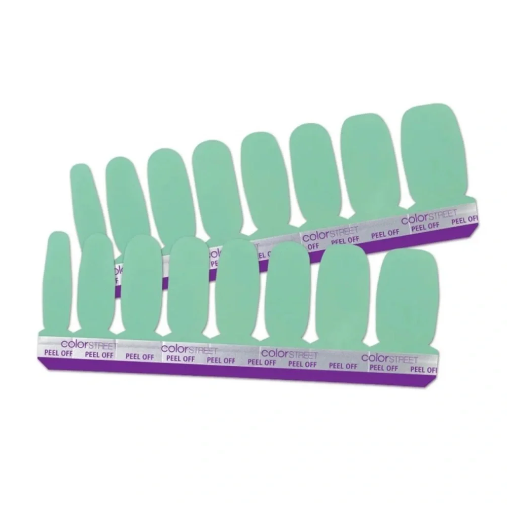 *Retired* Color Street: Oslo and Steady | Mint Green Pastel Spring Summer Pale